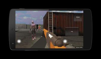 Zombie Exterminator 3D shooter capture d'écran 2