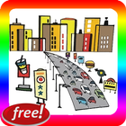 City Cars Traffic collection icon