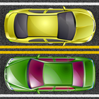 Trafik sıkışıklığı arabaları simgesi