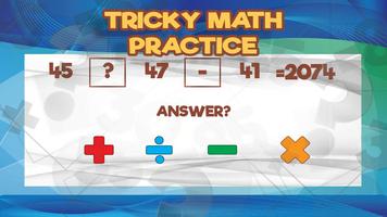 Tricky Math Practice Affiche