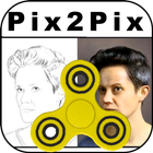 pix2pix Fidget Spinner icône