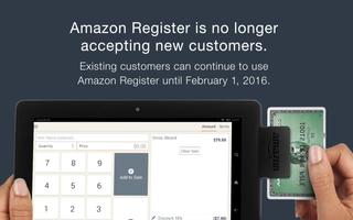 Amazon Register screenshot 1