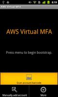 AWS Virtual MFA imagem de tela 1