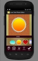 Love Text Photo Editor اسکرین شاٹ 1