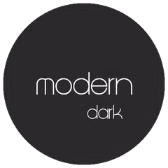 Скачать Icon Pack Modern Dark APK