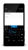 Black - Blue Theme for Xperia ảnh chụp màn hình 1