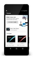 Black - Blue Theme for Xperia скриншот 3