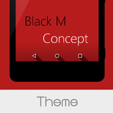 Black M Concept Theme icône