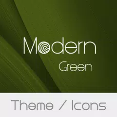 Скачать Modern Green Theme  + Icons APK