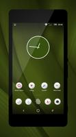 Modern Green Theme  + Icons الملصق