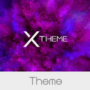 xBlack - Purple Theme for Xper APK