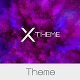 xBlack - Purple Theme for Xper icône