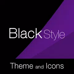 Black Purple Premium Theme APK download