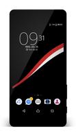 Black - Red Theme for Xperia постер