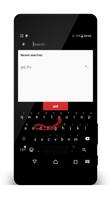 Black - Red Theme for Xperia скриншот 1