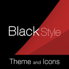 Black Red Premium Theme ikona