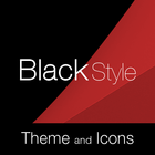 Black Red Premium Theme icône