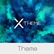 ”xBlack - Teal Theme for Xperia