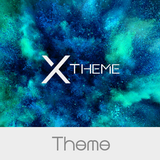 xBlack - Teal Theme for Xperia أيقونة