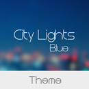 City Light Blue Theme APK
