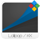 Dark Lollipop - Blue Theme APK