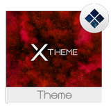 xBlack - Red Premium Theme for icône