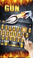 Gun and Bullet Keyboard Theme تصوير الشاشة 3