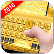 Golden Smart Keyboard with Emoji