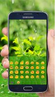 Green Keyboard Theme & Emoji скриншот 1
