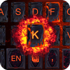 Burning Fire Keyboard Theme biểu tượng