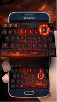 Burning Fire Keyboard Theme ảnh chụp màn hình 2
