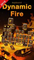 Poster Live Fire GIF Keyboard Theme 2018