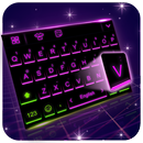 Neon Keyboard Theme with Emoji APK