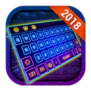 Neon Keyboard Theme with Emoji-APK