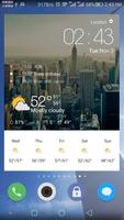 Beautiful Time Weather Widget تصوير الشاشة 3