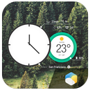 Ретро часы и погода APK