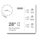Clock Weather Small Clock APK