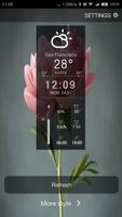 tablet weather battery widget تصوير الشاشة 1
