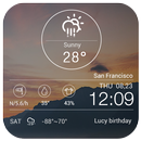 Погода. Прозрачный виджет APK