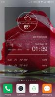 Transparent weather forecast Plakat