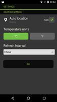 Transparent weather forecast Screenshot 1