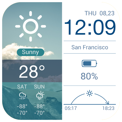 Multifunctional Weather Clock