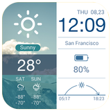 Multifunctional Weather Clock icon