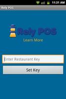 Rely POS Online Restaurant POS poster