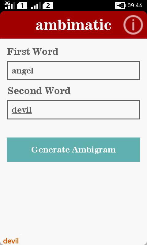 Ambigram Ambigram