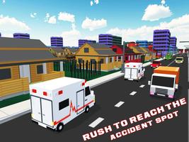 Ambulance Game 2018: Ambulance Simulator Driver 3D اسکرین شاٹ 3
