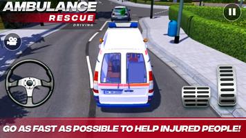 Ambulance Rescue Driving Plakat