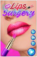 Lips Surgery Plastic Simulator-Makeover Saloon SPA plakat