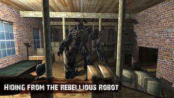 Futuristic Robot Horror 3D पोस्टर