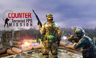 Counter terrorist FPS Mission Affiche